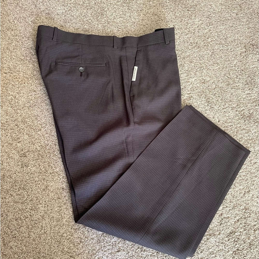 Men’s Perry Ellis Brown Dress Pants Modern Fit size 36x29, new with tags